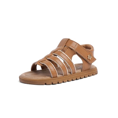 Sandales d'été pour petite fille QIY chaussures plates bout ouvert