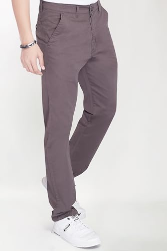 Image of DIVISIVE Men's Regular Fit Cotton Chinos Trousers Pants