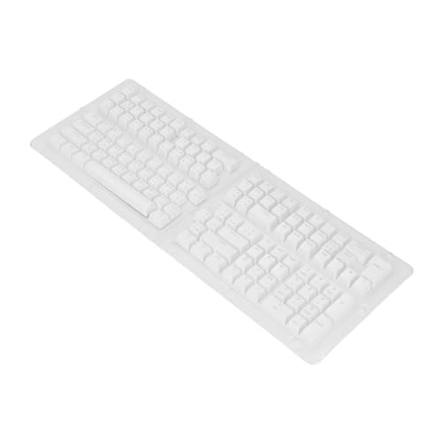 GOWENIC 132キーのタイキーキャップセット- 耐久性があり快適なタイピング体験を提供するABS製品素材- OEMスタイルの高いキーボードキーキャップ 透明でエルゴノミックなデザイン タイ語キーボードキーキャップ置き換え用 メカニカルキーボードに適し