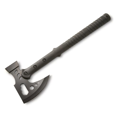 Szco Supplies 16.25” Black Multipurpose Outdoor Camping Survival Hammer Hatchet Axe with Nylon Sheath 211557 Back