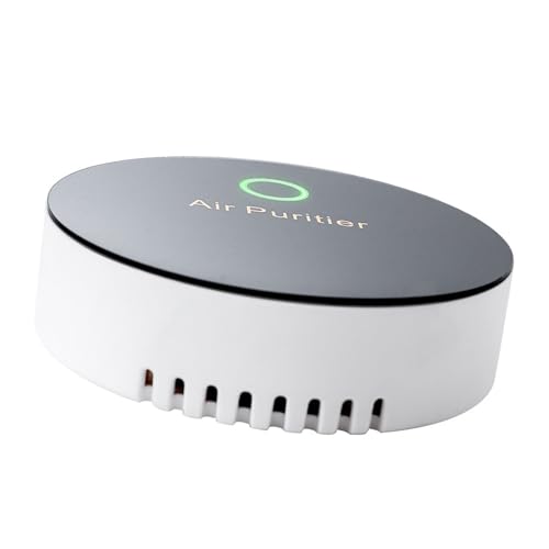 ポータブルエアリフレッシュズUSBオフィスデスクエアクリーナー充電清浄化装置AB