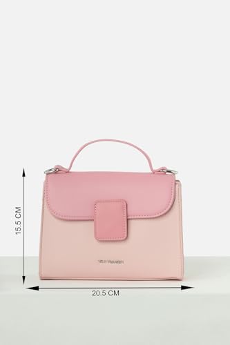Image of Van Heusen Women's Satchel Bag |Dual Tone| Crossbody Strap
