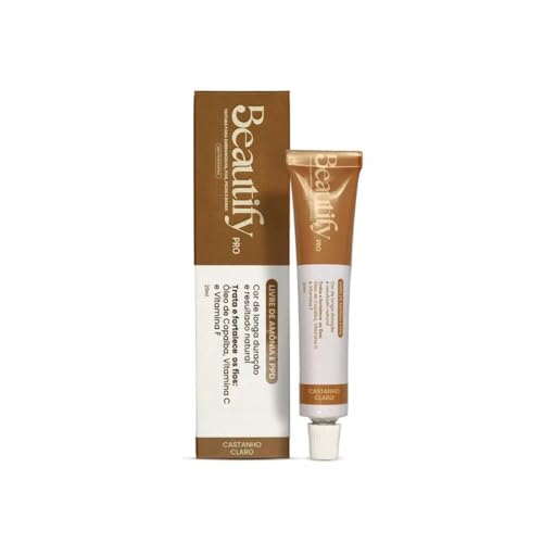Tintura Beautify Pro Castanho Claro 20ml Brow Lamination Cílios