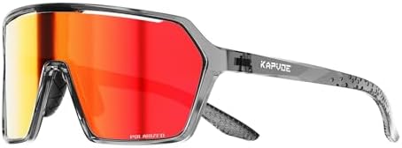 KAPVOE Gafas de Ciclismo Polarizadas Hombre MujerDeportivas Gafas...