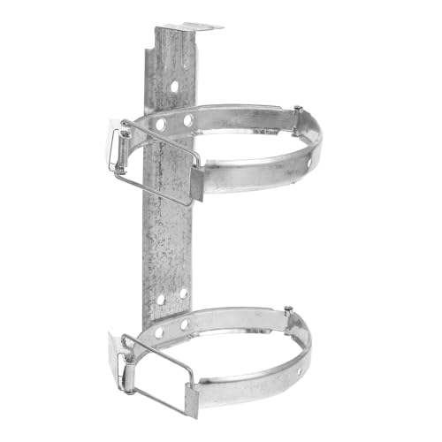 Ciieeo Soporte Pared Extintor de Hierro Galvanizado Colgador Resistente y Seguro Adecuado para Talleres y Zonas Industriales