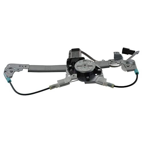 Image of TRQ Rear Right Power Window Regulator & Motor Assembly Passenger Side Compatible with 2004-2005 Chevrolet Classic 1997-2003 Malibu 1997-1999 Oldsmobile Cutlass