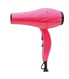 Empuñadura ergonómica Gamma Piu 6000 Color - Secador de pelo, color rosa fluorescente