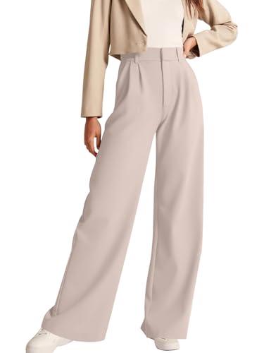 Image of NIMIN High Waisted Work Pants for Women Business Casual Outfits 2026 Office Dress Pants Trousers with Pockets