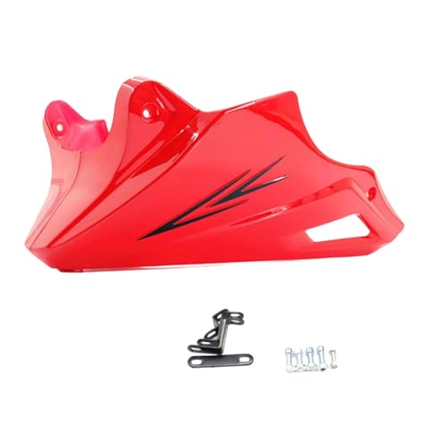 Carénages inférieurs de jambe de moto noirs pour protection moteur et bas de carrosserie