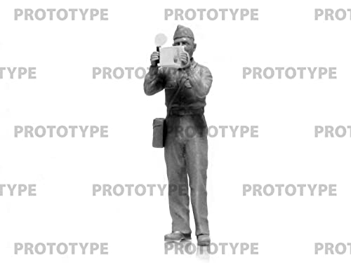 Figura plástica militar ICM USAAF Pilots escala 1:32 miniatura 6
