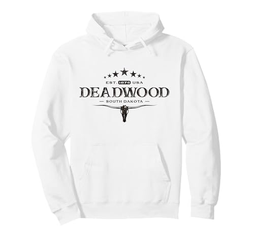 Deadwood South Dakota 1876, Un Design Vintage et Intemporel Sweat à Capuche