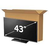 Scatoloni per Trasloco TV 101x60x14cm 1pz, Monitor Piatti fino a 43 Pollici