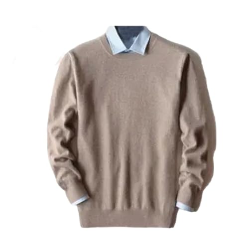 Cashmere Cotton Blend Pullover Sweater Mens Autumn Winter Warm Jumper Casual Knitted Fashion Comfortable