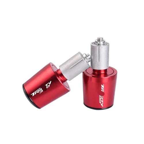 Embouts de guidon Tricity 300 haut de gamme - Contrepoids aluminium rouge