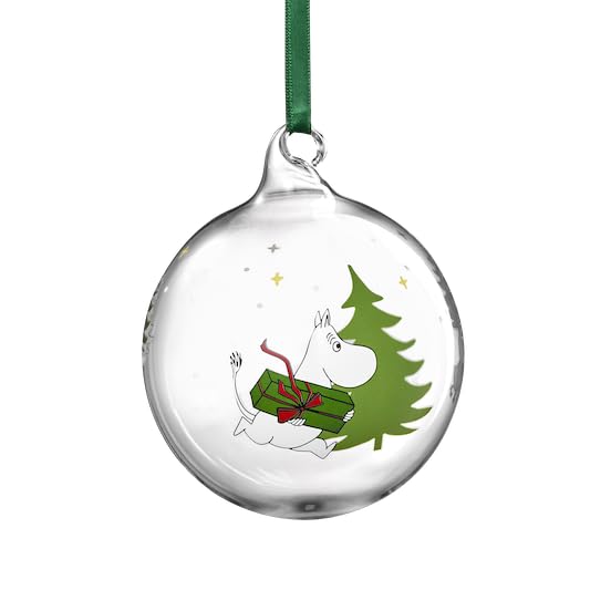 Muurla MOOMIN | Christmas | Glass Bauble | Spruce | β 9 cm