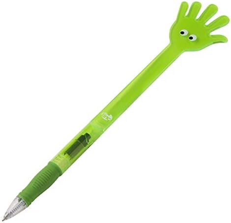 Tinc Novelty Pen | Huge Hand Shaped Pen | Ballpoint Pen | Green, HANDPNGR