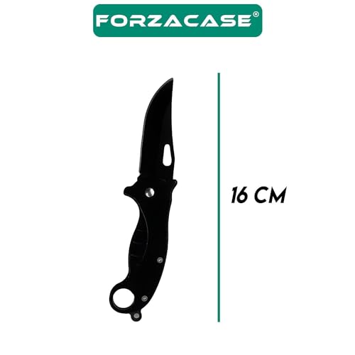Forzacase Paslanmaz Çelik Ultra Keskin Outdoor Avcılık Kamp Çakısı Kamp Mutfak Bıçağı - FC342