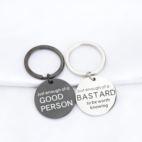 TV Show Gift British Fantasy Comedy Lover Gift Comedy TV Show Inspired Couple Keychain3