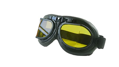 Crg Sports Motorcycle Goggle Aviator Pilot Style Cruiser Scooter Motocross Goggles For Man, Woman, Adult #TOP1