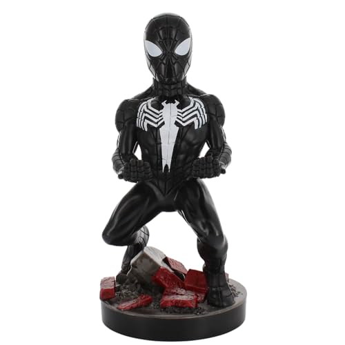 Cableguys Exquisite Gaming: Marvel: Symbiote Spider-Man Original Controller & Phone Holder, Collectible Device Stand, Officially Licensed Figure