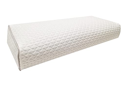 JOERRES Oreiller cervical en mousse à mémoire de forme pour les douleurs au cou et aux épaules, ergonomique orthopédique pour dormir sur le côté, le dos et le ventre, taie d'oreiller lavable Cover