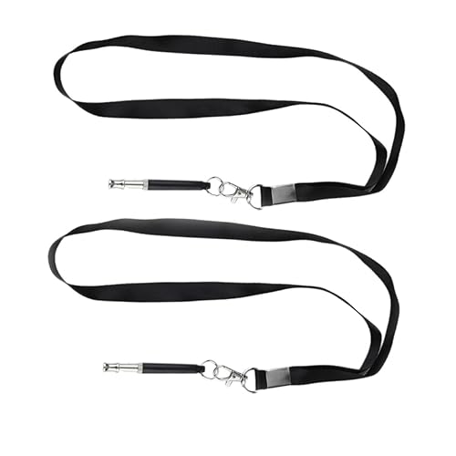 ifundom 2pcs Pet Whistle Dog Bark Control Sound Training Tool with Lanyard for Suitable for Various Breeds Including Chihuahua and
