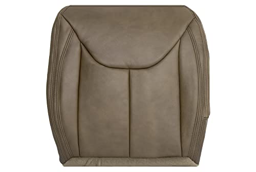 Richmond Auto Upholstery Driver Side Bottom Compatible with 2013-2017 Jeep Wrangler, Replacement Synthetic Leather Seat Cover, Dark Saddle Brown