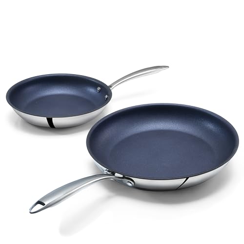 Comparison: Best Graniterock Pan Set 7 Granitestone 2 Pc Ceramic Non Stick Frying Pans Nonstick Skillet Set, 10 and 11.5 Inch Stainless Steel Pans for Cooking, Ceramic Nonstick Non Toxic PFOA PFOS Free, Induction, Oven & Dishwasher Safe
