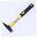 Artibetter 200G Tpr Handle Hammer Steel Fitter Tool with Plastic Coating Shock Resistant Grip for Engineers Woodworking Durable Black Spray Finish