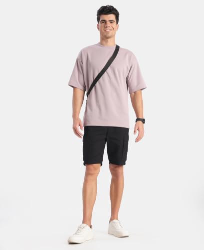 Image of Jockey UM23 Men Super Combed Cotton Blend Oversized T-Shirt with StayFresh Treatment