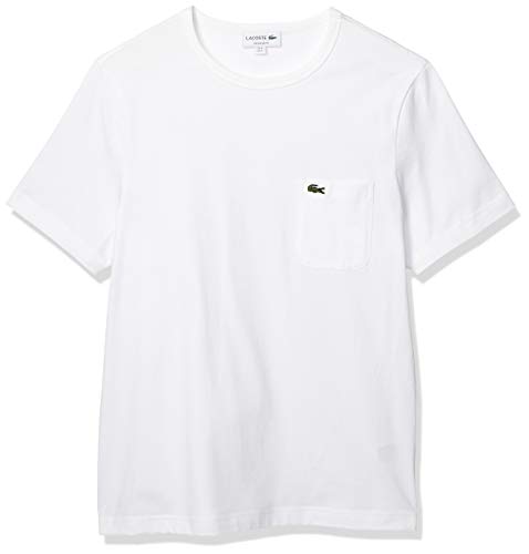 [ラコステ] TEE SHIRTS [公式] ベーシッククルーネックポケットTシャツ (半袖) メンズ ホワイト EU 003 (日本サイズM相当)