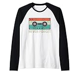 Photo Gallery never forget cassette tape vintage 90 s style retro maglia con maniche raglan Photo Gallery never forget cassette tape vintage 90 s style retro maglia con maniche raglan