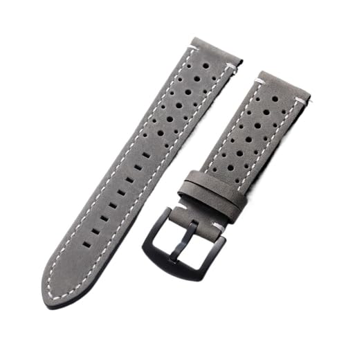 Correa de reloj de cuero universal de 20 mm para pulseras de hombres y mujeres