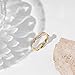 PAVOI 14K Gold Plated Cubic Zirconia Twisted Rope Eternity Band Yellow Gold for Women Size 6