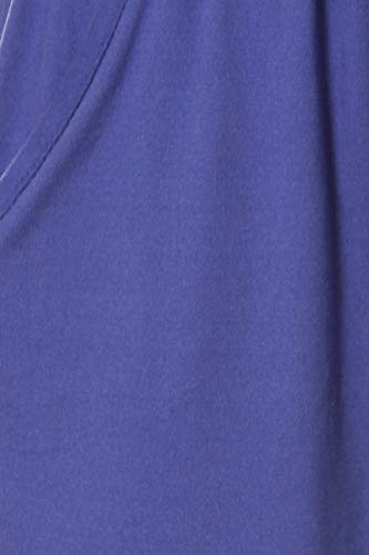 Leggings Depot Womens Relaxed fit Jogger Pants - Track Cuff Sweatpants with Pockets, Royal Blue, Large