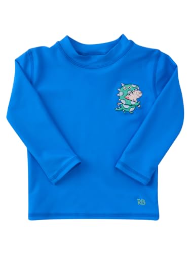 Image of RUGGEDBUTTS Boys Rash Guard Top - Long Sleeve Swim Shirt UPF 50+