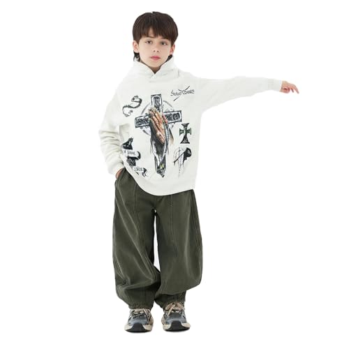 Saint Tears Boys Hoodie Graphic Print Hooded Casual Long Sleeve Hoodies Pullover Vintage Sweatshirt for Kids (2-7 Years)3