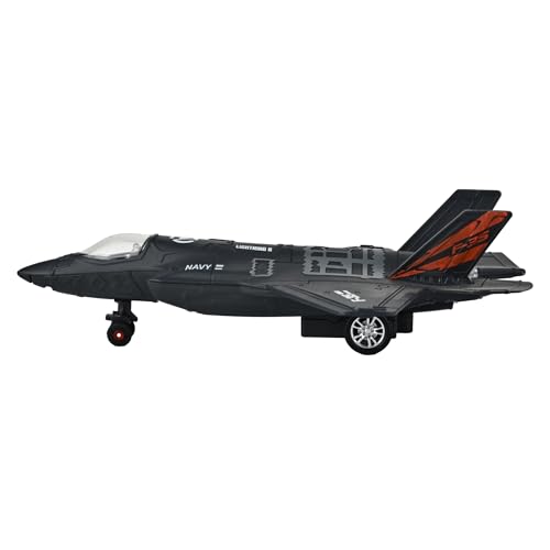 Image of Toys Uncle Diecast Aeroplane Scale Model, (1:400 Fighter Aeroplane with Light and Sound (Type 6))
