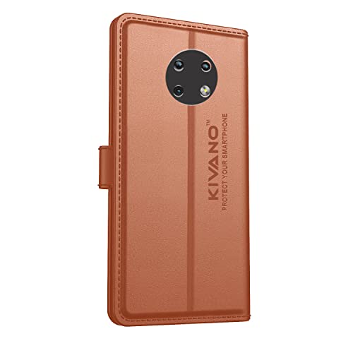 Image of KIVANO Compatible with Nokia G10 Flip Cover | Leather Finish | Inside Pockets & Inbuilt Stand | Shockproof Wallet Style Magnetic Closure Back Cover Case