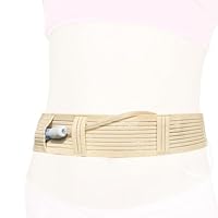 SGERUFZ 1 Pcs Peritoneale Dialyse-Gürtel, Bauchdialyse Gürtel, Atmungsaktiv, Verstellbar, Katheter Schutzgürtel, Katheter-Unterstützung, Abdominal Dialyse (L)