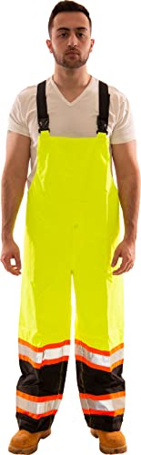 Image of Tingley Icon O24122C Overalls, Small, High Visibility Fluorescent Yellow-Green