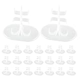 Changements rapides et sûrs : changez de position sans effort grâce au support en plastique transparent, qui facilite le retrait et l’installation. idéal pour les figurines articulées, ce support convient parfaitement aux poupées, aux présentoirs et aux supports pour poupées en plastique