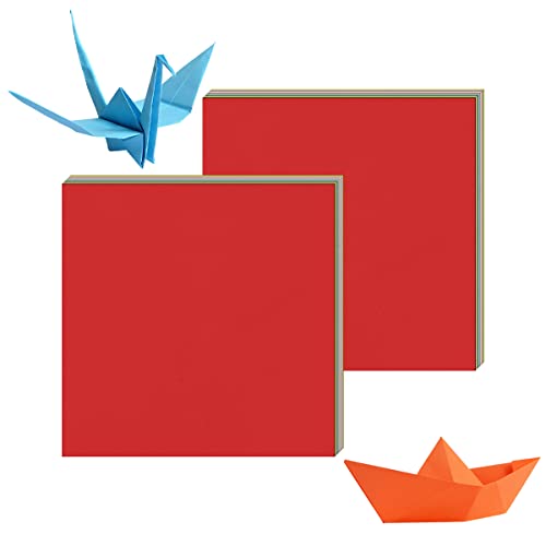 BEZANU Origami Paper, 200 PCS Square Colorful Folding Paper for Arts and Crafts Projects (15cm/5.9in)