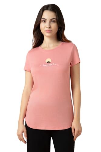 Image of Van Heusen Women's Cotton Regular Fit T-Shirt