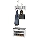 Produktbild SoBuy Wandgarderobe-Set Flurset Flurmöbel Schuhbank mit Sitzfläche Wandgarderobe FSR25-HG+FRG48-W