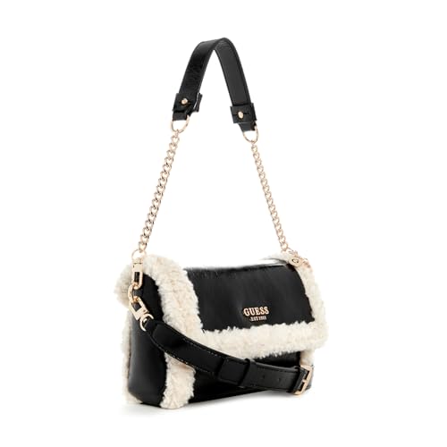 Image of GUESS Womens Davika Flap Shoulder Bag | Flap