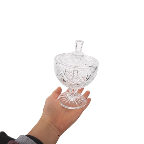 Pot décoratif pour biscuits de haute qualite en verre souffle - 8