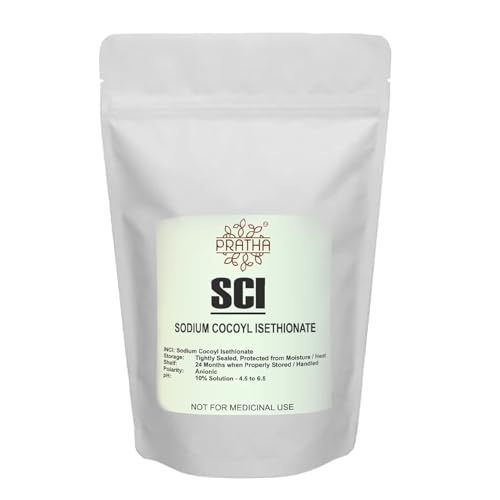 Pratha SCI Powder SODIUM COCOYL ISETHIONATE 100gm Commonly known as Baby Foam For DIY cosmetics Raw material for mild shampoos