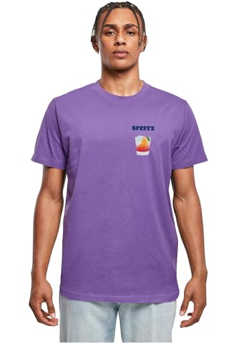 T-shirt homme violet Mister Tee Mt2402 Spritz vintage XS