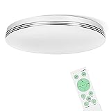 【Nachtlicht- und Timer-Funktion】Der Nachtlichtmodus der Schlafzimmerlampe kann über Orientierungslicht oder Begleiter in der Nacht verfügen. Bei der Timer-Funktion schaltet die Leuchte sich nach ca. 30 Minuten selbst aus, was Ihnen beim Einschlafen hilft